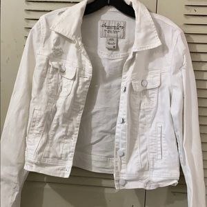 White jean Jacket